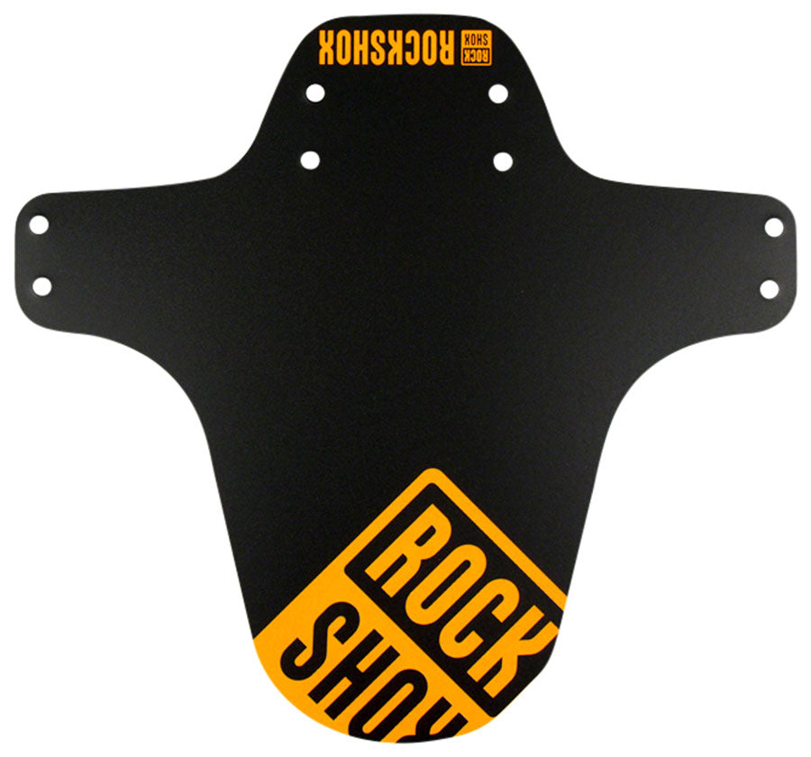 RockShox MTB Fork Fender Black with Neon Orange Print-Goodwynn'sGoodwynn's