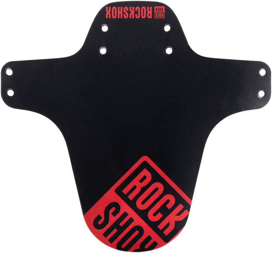 RockShox MTB Fender Short Zip Tie Black w/Boxxer Red-Goodwynn's