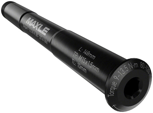 RockShox Maxle Stealth Front - 12x100 134mm Length Thread Length 9mm Pitch M12x1.50 - Rudy-Goodwynn's