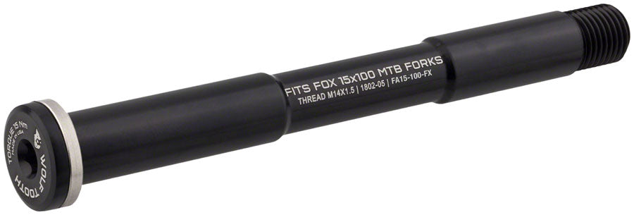 Wolf Tooth Front Thru Axle - FOX 15 x 100mm Black-Goodwynn'sGoodwynn's
