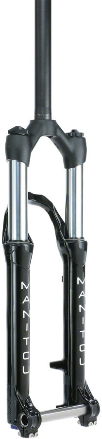 Manitou Circus Comp Suspension Fork - 26" 100 mm 20 x 110 mm 41 mm Offset Gloss BLK Straight Steer