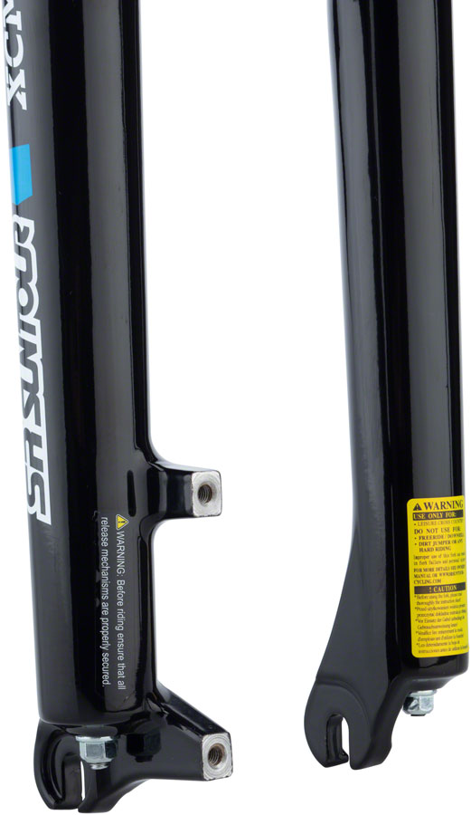 SR Suntour XCM Suspension Fork - 26" 1" Threadless Steerer 100mm Rim Disc BLK-Goodwynn'sGoodwynn's