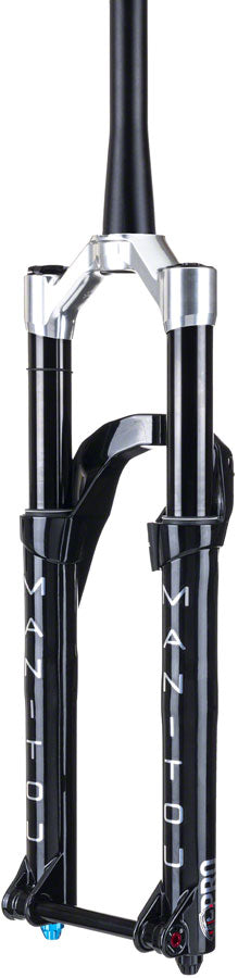 Manitou JUnit 34 Pro Suspension Fork - 26" 140 mm 15 x 110 mm 41 mm Offset Gloss BLK-Goodwynn'sGoodwynn's