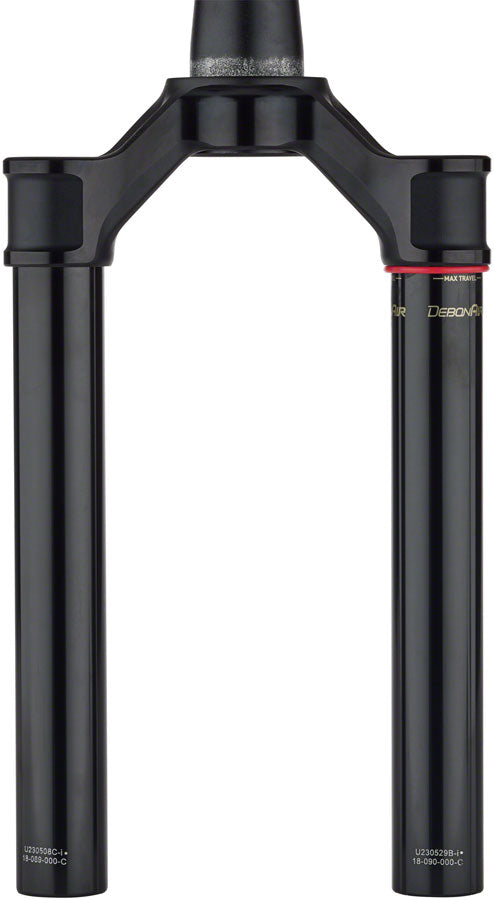 RockShox Crown/Steerer/Uppertube - Debonair 29 Boost 44 Offset Aluminum Taper BLK Ano SID SL Ultimate 32mm 100-110mm  - D1 2024+-Goodwynn's