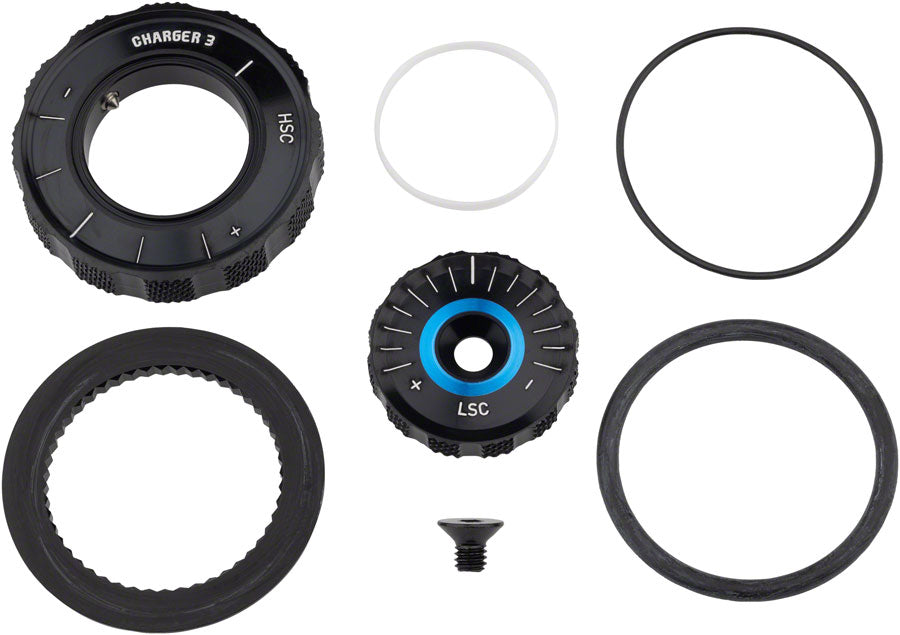 RockShox Compression Damper Knob Kit - Crown Charger 3 RC2  ZEB Select+/Ultimate A2+ 2023+-Goodwynn'sGoodwynn's