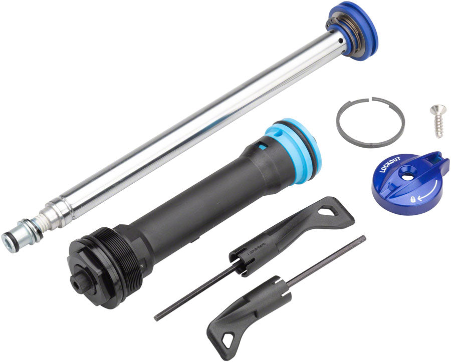 RockShox TurnKey Crown-Adjust Damper Assembly 80-120 mm Travel Recon Silver C1 2017+-Goodwynn'sGoodwynn's
