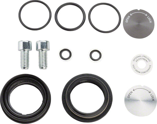 RockShox Fork Service Kit Basic: Paragon Silver Coil A1-Goodwynn's