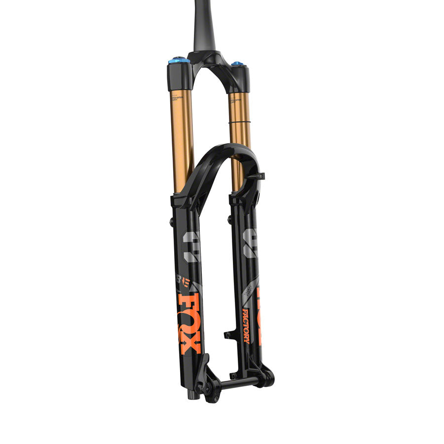 FOX 38 E-Optimized Factory Suspension Fork - 27.5" 170 mm 15QR x 110 mm 44 mm Offset Shiny BLK Grip 2-Goodwynn'sGoodwynn's