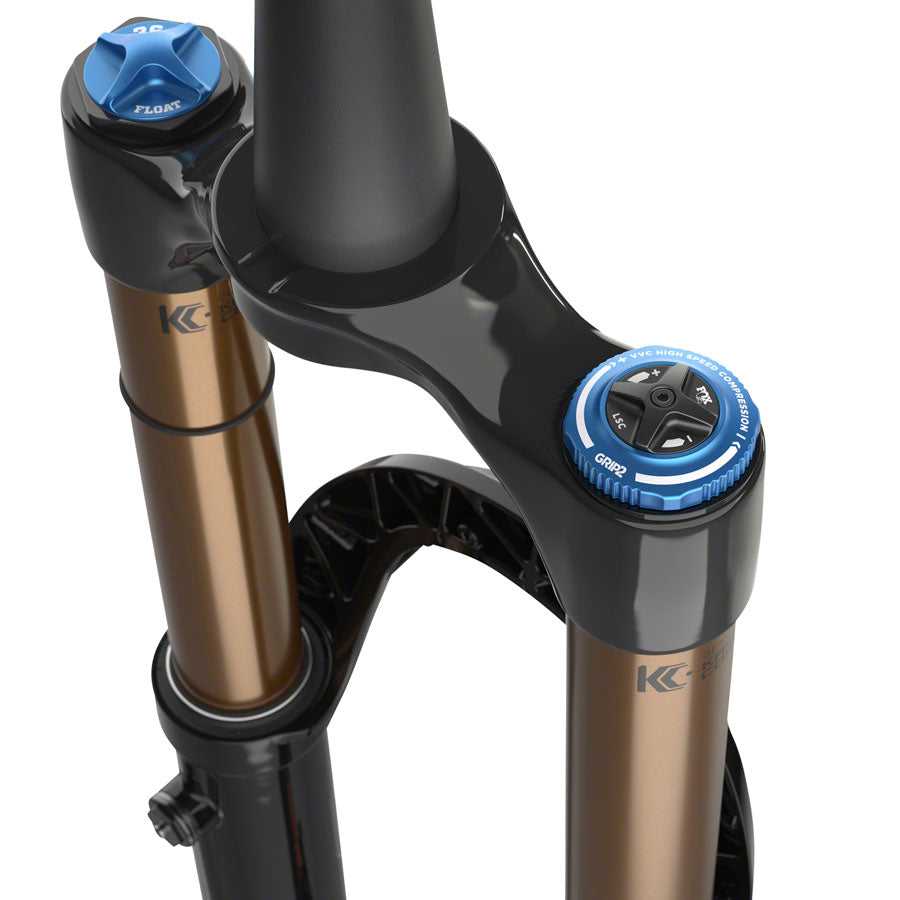 FOX 36 Factory Suspension Fork - 27.5" 160 mm 15QR x 110 mm 37 mm Offset Shiny BLK GRIP2-Goodwynn'sGoodwynn's