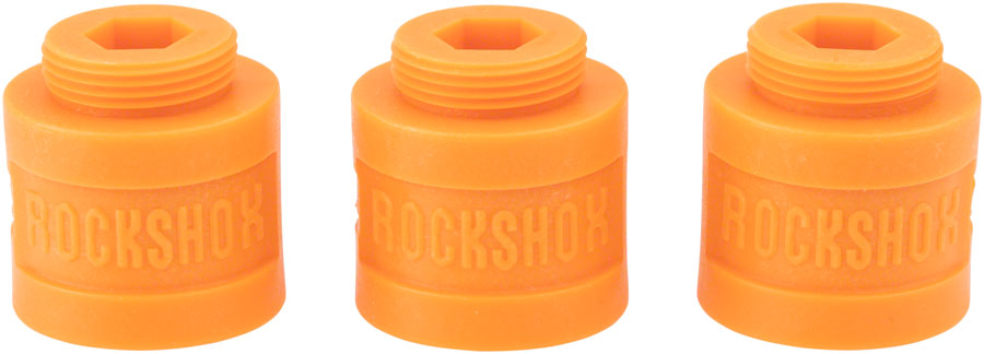 RockShox Bottomless Tokens - 35mm Steel Tube Solo Air 35 Silver A1  Qty: 3-Goodwynn'sGoodwynn's