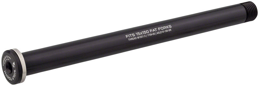 Wolf Tooth Front Thru Axle - RockShox 15 x 150mm Black-Goodwynn'sGoodwynn's