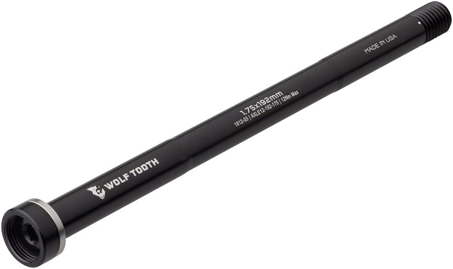 Wolf Tooth Rear Thru Axle - M12 1.75 x 192mm Black-Goodwynn'sGoodwynn's