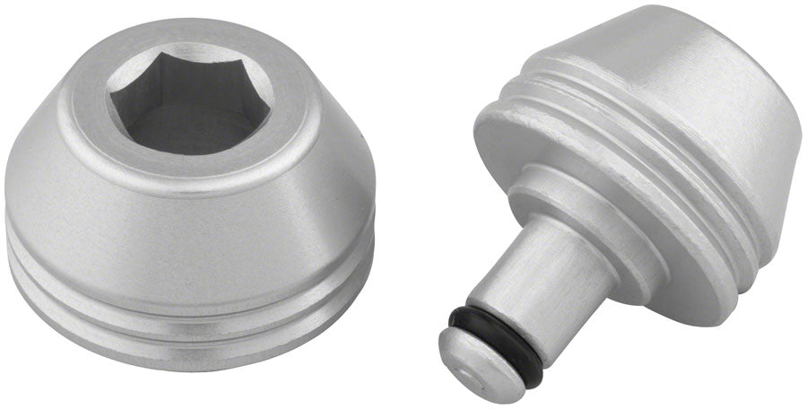 Wolf Tooth Axle Trainer Caps Silver-Goodwynn'sGoodwynn's