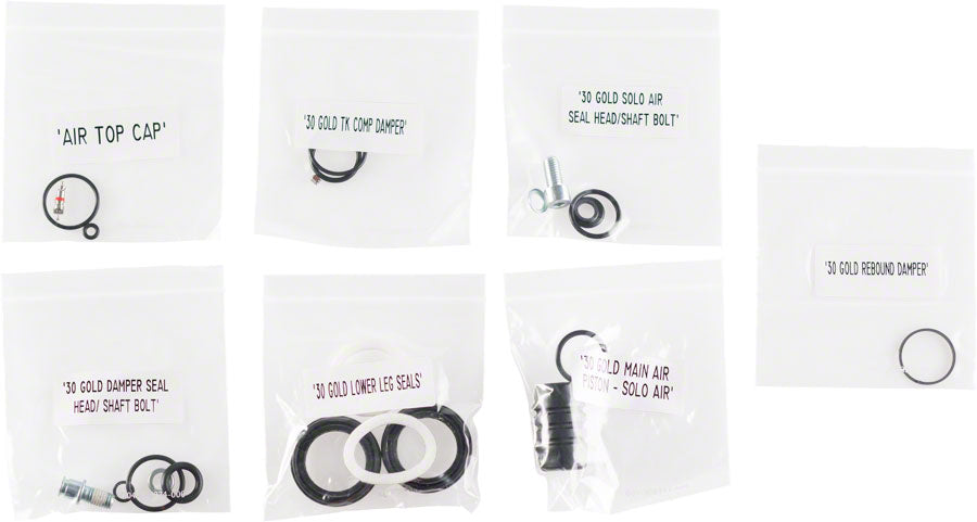 RockShox Fork Service Kit Full: 30 Gold Solo Air A1-Goodwynn'sGoodwynn's