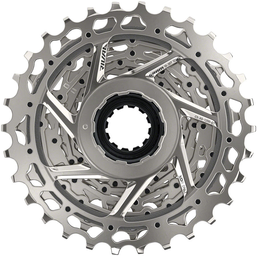 SRAM Rival AXS XG-1250 Cassette - 12-Speed 10-30t Silver For XDR Driver Body D1-Goodwynn&#39;sGoodwynn&#39;s