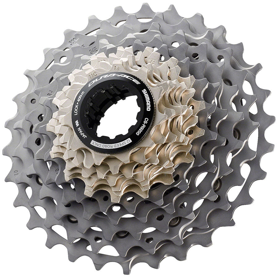 Shimano Dura-Ace CS-R9200 Cassette - 12-Speed 11-30t Gray-Goodwynn'sGoodwynn's