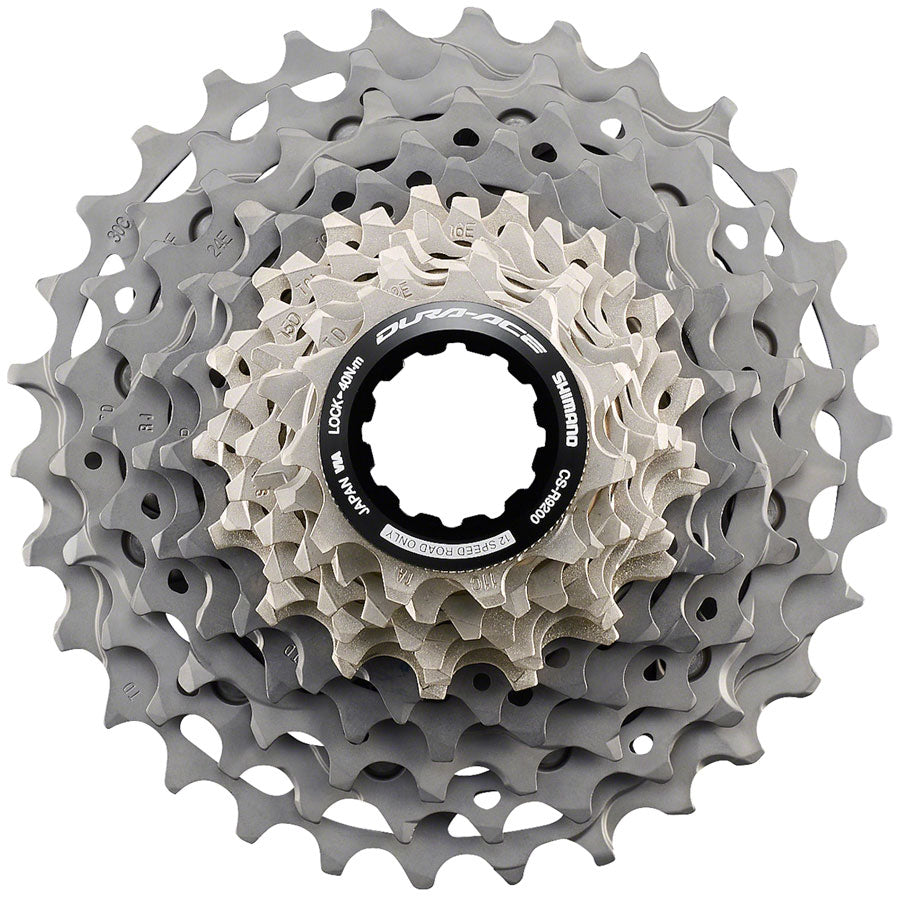 Shimano Dura-Ace CS-R9200 Cassette - 12-Speed 11-30t Gray-Goodwynn'sGoodwynn's