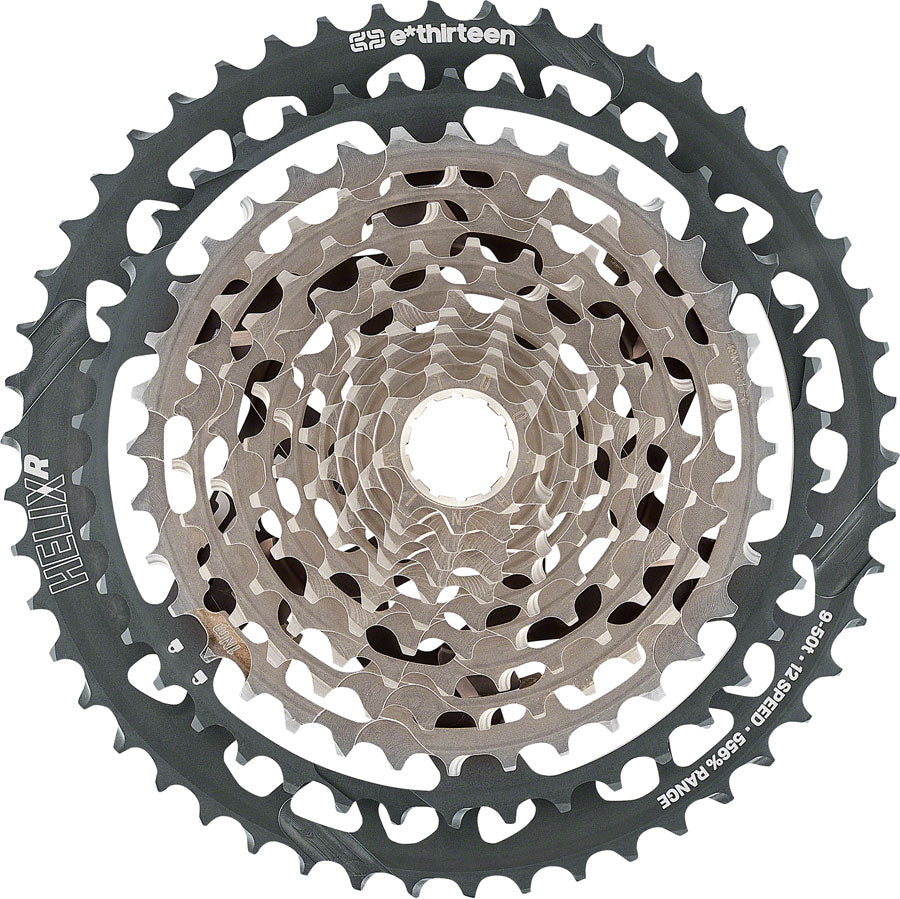 E*thirteen Helix Race 12sp Cassette 9-50t - Nickel Gray-Goodwynn'sGoodwynn's
