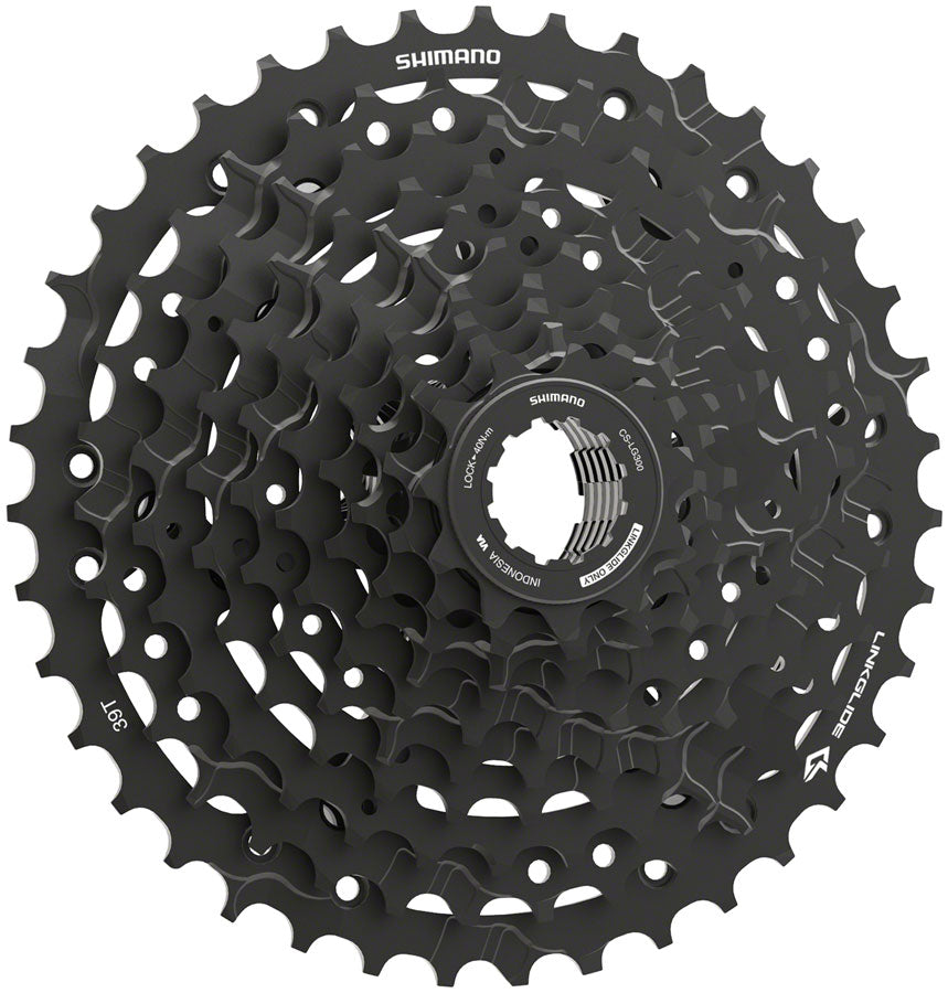Shimano CUES  CS-LG300-10 Cassette - 10-Speed 11-39t LINKGLIDE Black-Goodwynn'sGoodwynn's