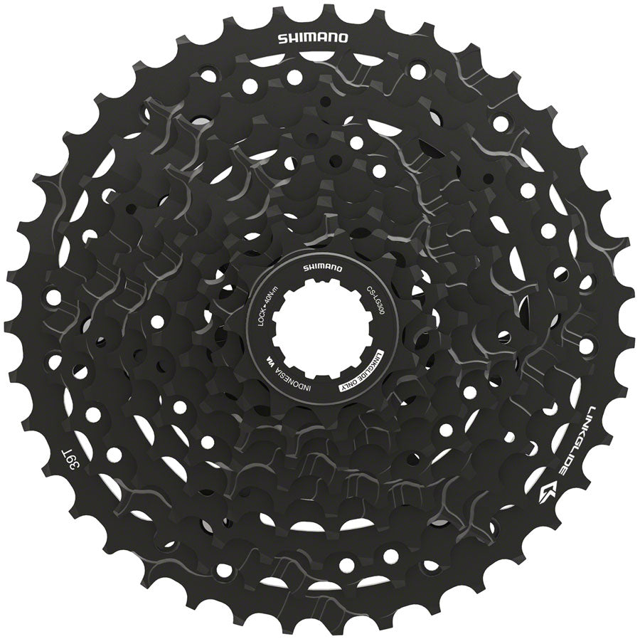Shimano CUES  CS-LG300-10 Cassette - 10-Speed 11-39t LINKGLIDE Black-Goodwynn'sGoodwynn's