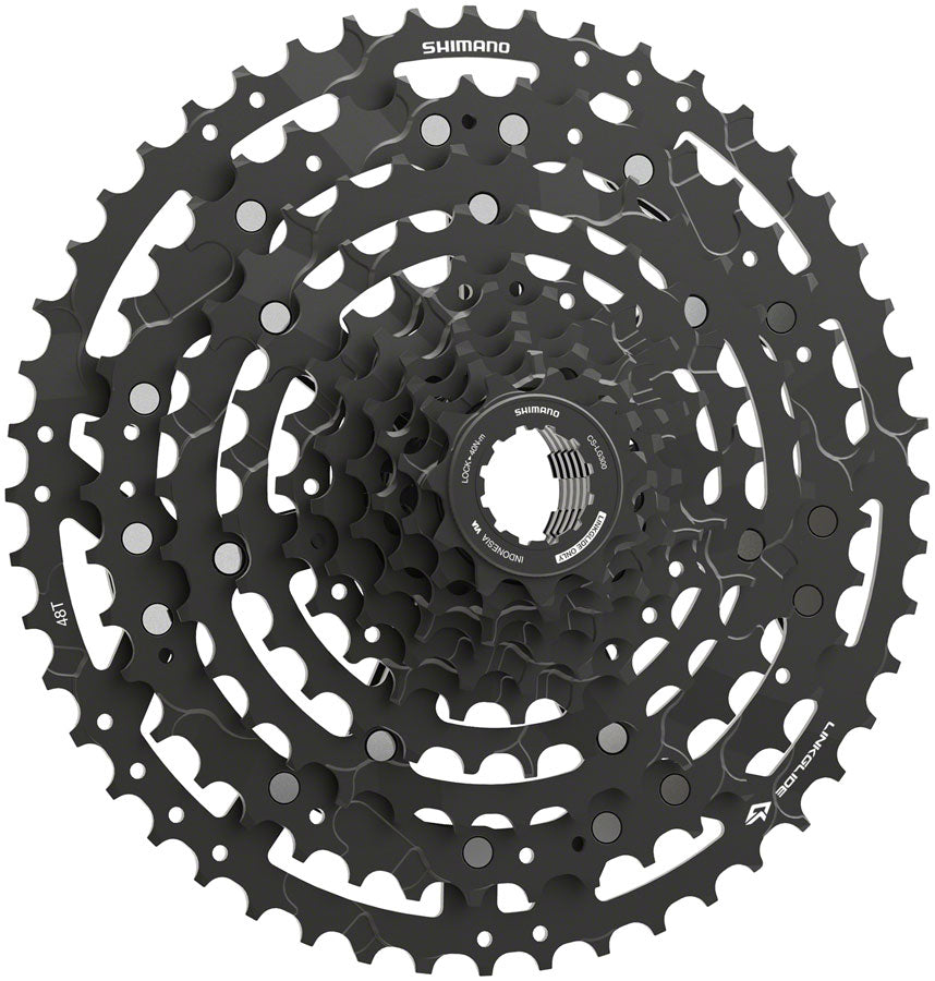 Shimano CUES  CS-LG300-10 Cassette - 10-Speed 11-48t LINKGLIDE Black-Goodwynn'sGoodwynn's