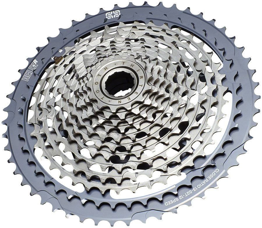 e*thirteen Helix Race Cassette - 12-Speed 13-52t Gray-Goodwynn'sGoodwynn's