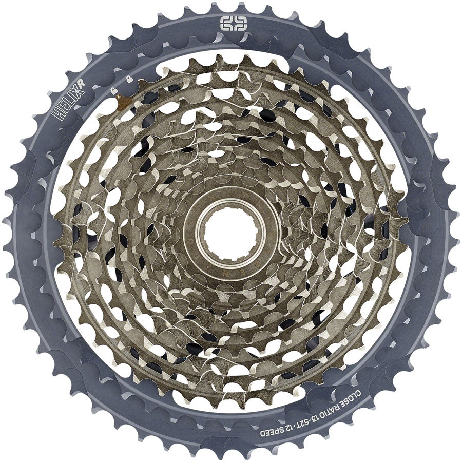 e*thirteen Helix Race Cassette - 12-Speed 13-52t Gray-Goodwynn'sGoodwynn's