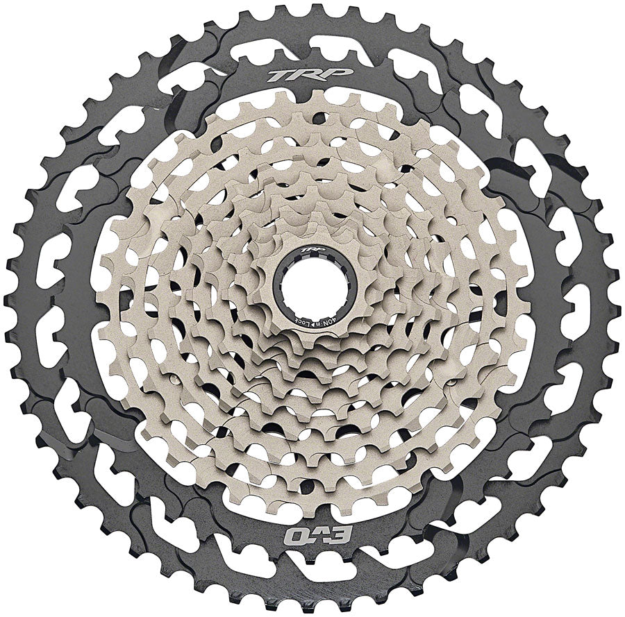 TRP CS-M9050-12 EVO Cassette - 12-Speed 10-52t MicroSpline Compatible Silver/BLK-Goodwynn'sGoodwynn's