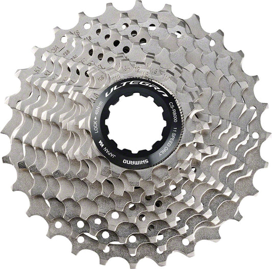 Shimano Ultegra CS-R8000 Cassette - 11 Speed 12-25t Silver-Goodwynn's