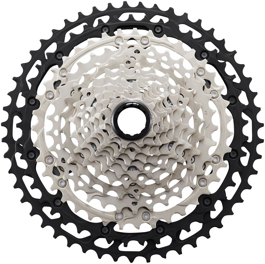 Shimano XT CS-M8100 Cassette - 12-Speed 10-45t Silver/Black Micro Spline-Goodwynn'sGoodwynn's