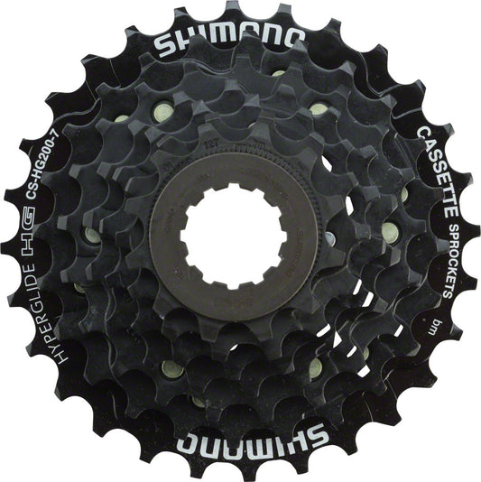 Shimano Tourney CS-HG200 Cassette - 7 Speed 12-28t Black-Goodwynn's