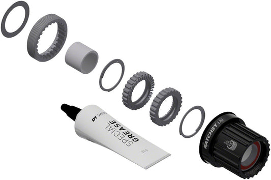 DT Swiss Ratchet LN Freehub Body Upgrade Kit - Shimano Micro Spline Standard Aluminum Sealed Bearing 36T-Goodwynn's