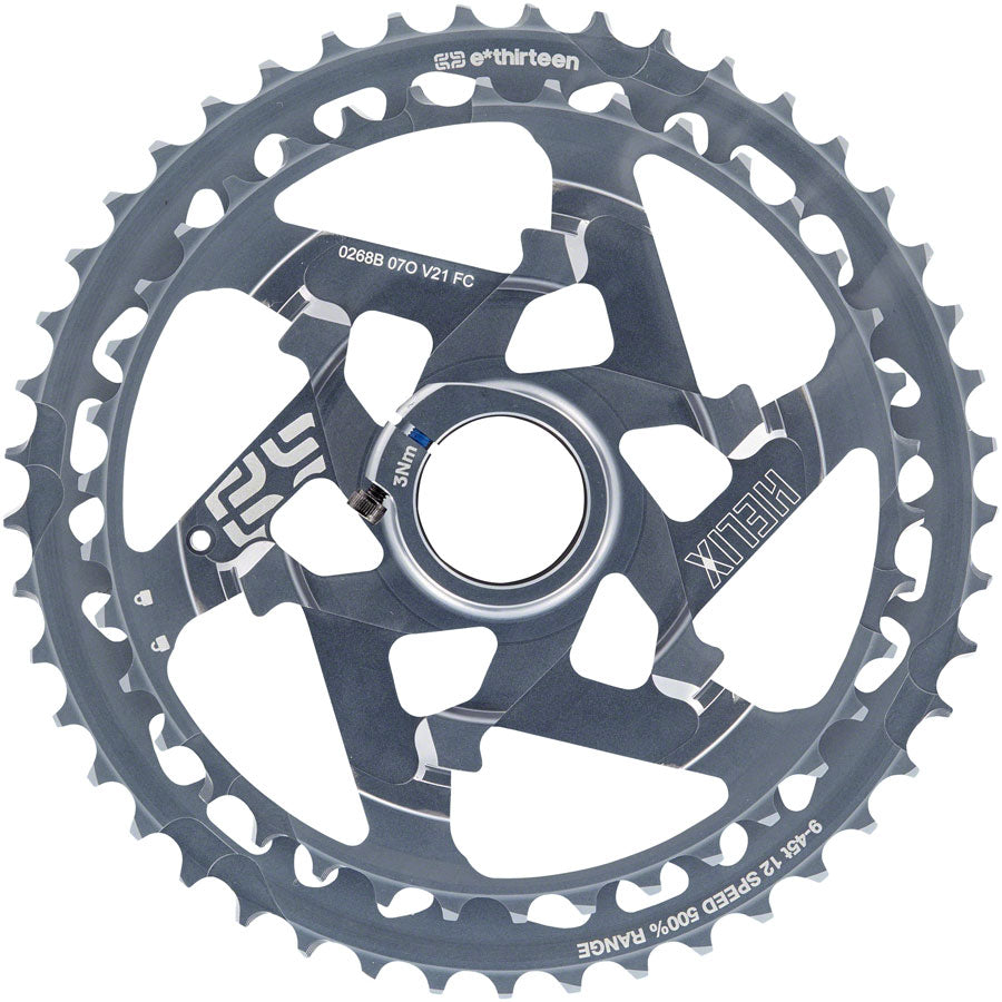 e*thirteen Helix Race Cassette - 12-Speed 9-45t Gray-Goodwynn'sGoodwynn's