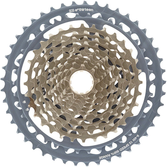 e*thirteen Helix Race Cassette - 12-Speed 9-45t Gray-Goodwynn's