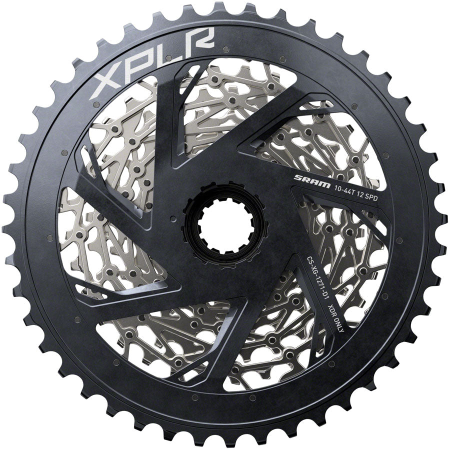 SRAM XPLR XG-1271 Cassette - 12-Speed 10-44t Silver For XDR Driver Body D1-Goodwynn'sGoodwynn's