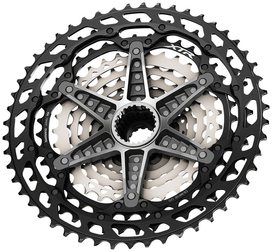 Shimano CS-M9101-12 Cassette - 12-Speed 10-45t Black/Gray Micro Spline-Goodwynn'sGoodwynn's