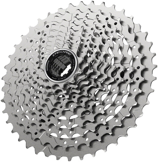Shimano Deore CS-M4100-10 Cassette - 10-Speed 11-42t Silver-Goodwynn's