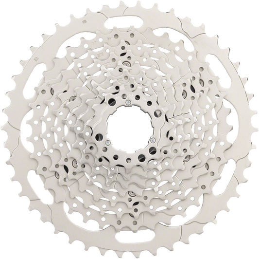 Shimano Deore CS-M4100-10 Cassette - 10-Speed 11-46t Silver-Goodwynn's