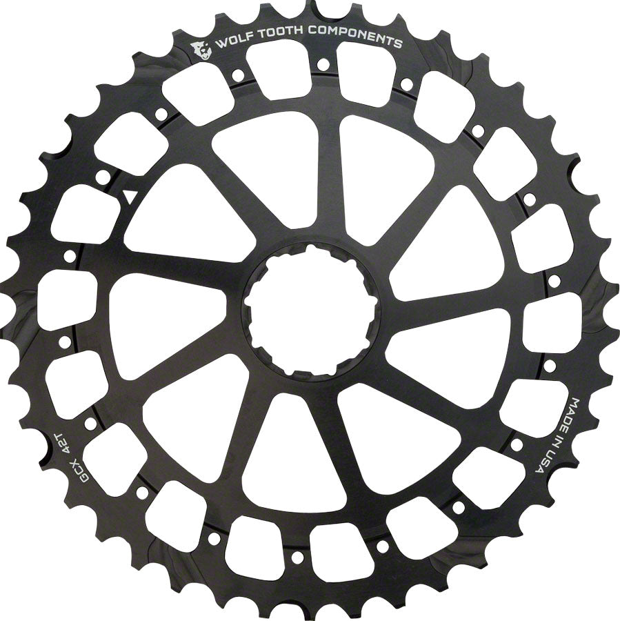 Wolf Tooth GCX XX1 Replacement Cog 44T Black-Goodwynn'sGoodwynn's
