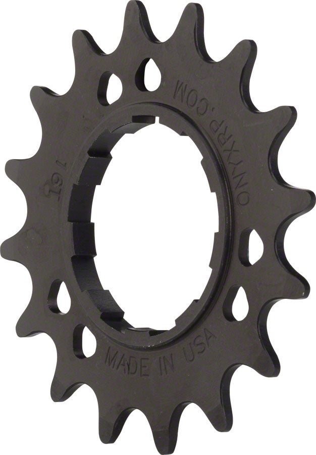 Onyx Aluminum Cog: 3/32" 18t Black-Goodwynn'sGoodwynn's