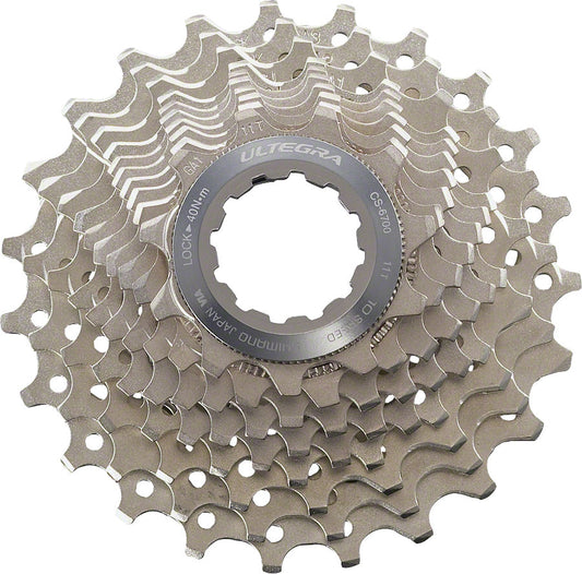 Shimano Ultegra CS-6700 Cassette - 10 Speed 12-25t Silver-Goodwynn's