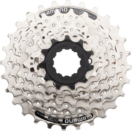 Shimano CS-HG41 Cassette - 7 Speed 11-28t Silver-Goodwynn's