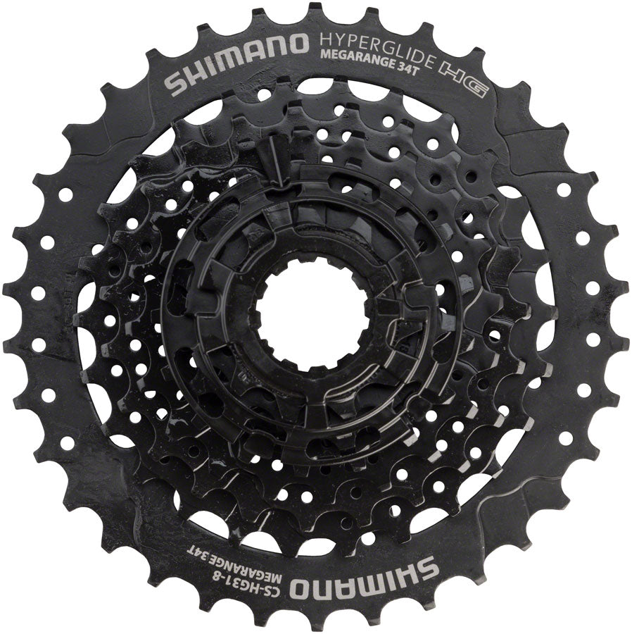 Shimano Altus CS-HG31 Cassette - 8 Speed 11-34t Black Mega Range-Goodwynn'sGoodwynn's
