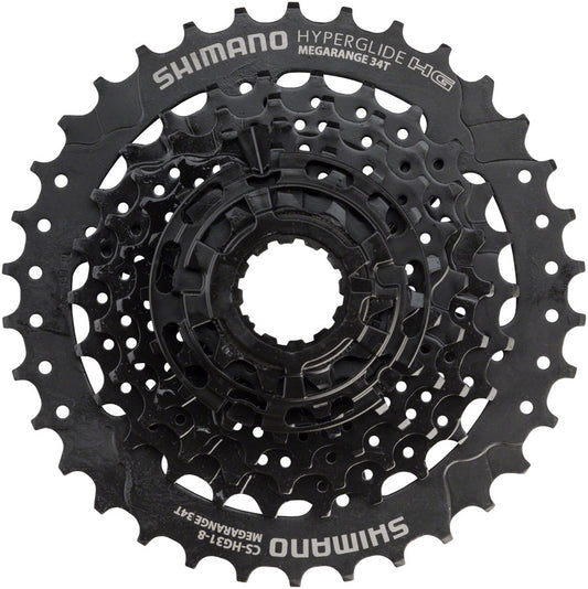 Shimano Altus CS-HG31 Cassette - 8 Speed 11-34t Black Mega Range-Goodwynn's