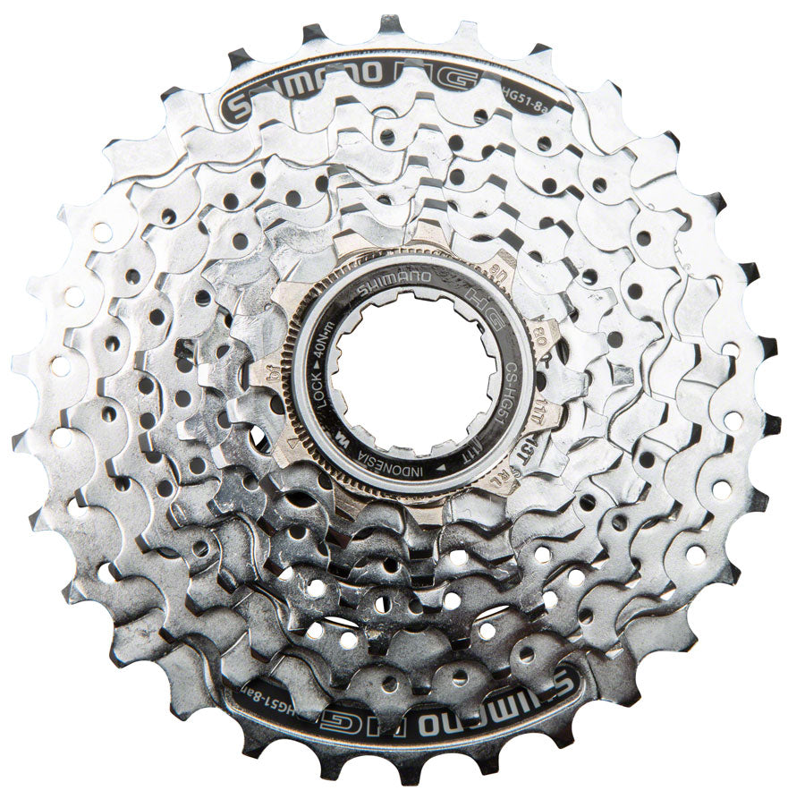Shimano Alivio CS-HG51 Cassette - 8 Speed 11-32t Silver-Goodwynn'sGoodwynn's