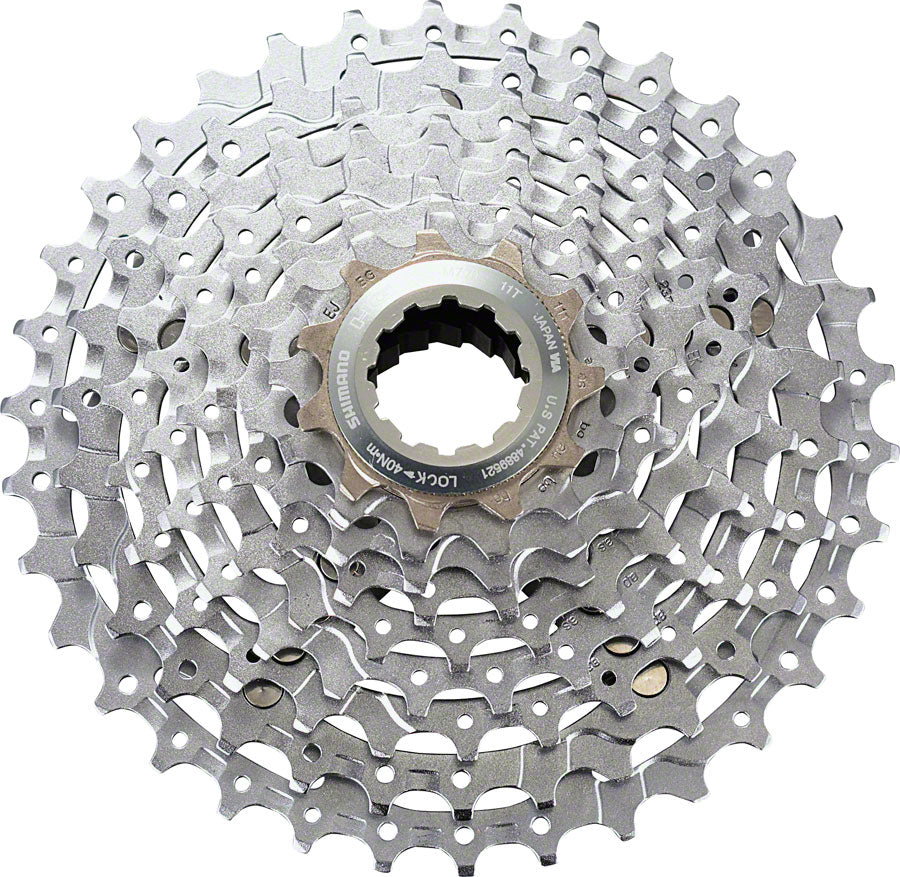 Shimano Deore XT CS-M770 Cassette - 9 Speed 11-34t Silver-Goodwynn'sGoodwynn's
