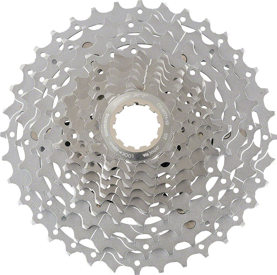 Shimano Deore XT CS-M771 Cassette - 10 Speed 11-36t Silver-Goodwynn'sGoodwynn's