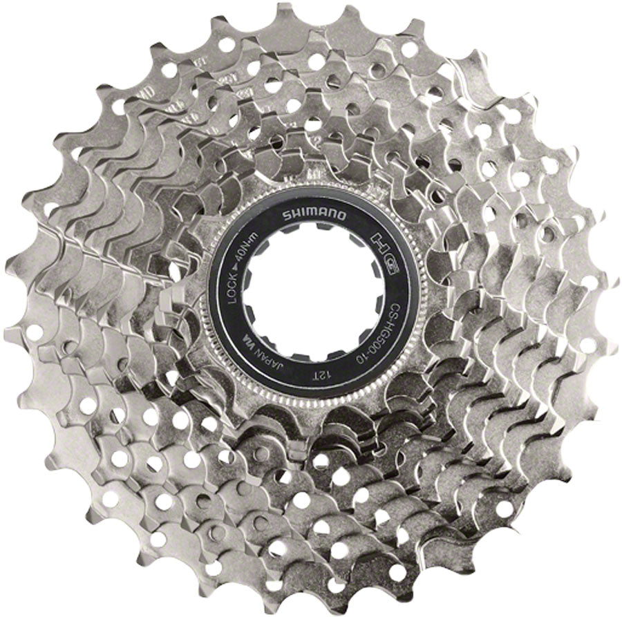Shimano CS-HG500 Cassette - 10-Speed 11-25t Silver-Goodwynn'sGoodwynn's