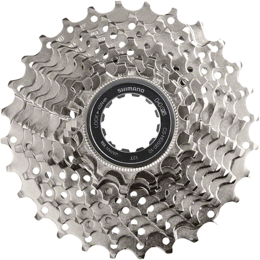 Shimano CS-HG500 Cassette - 10-Speed 11-32t Silver-Goodwynn'sGoodwynn's