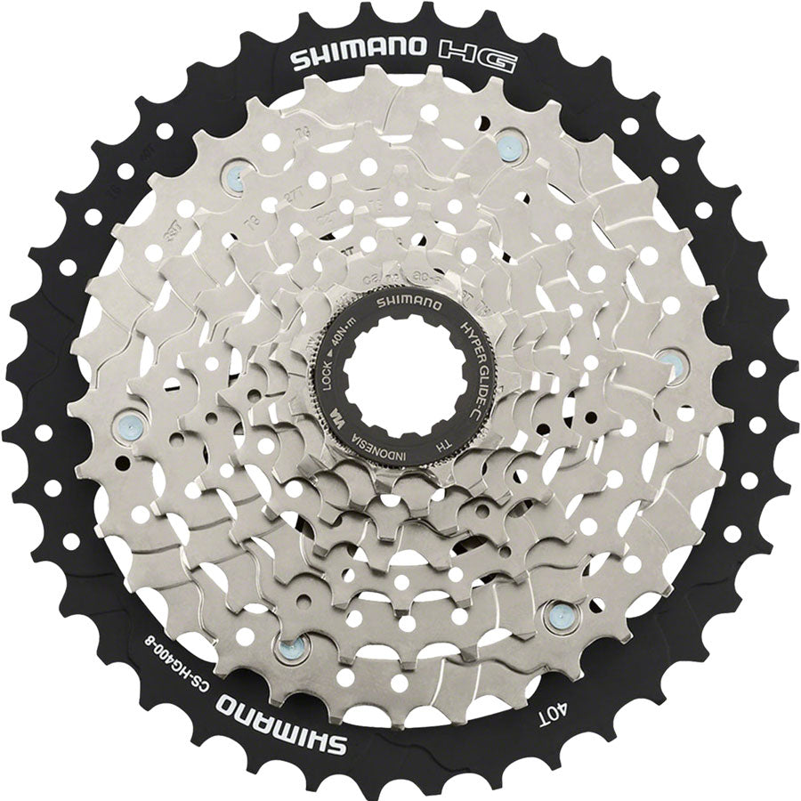Shimano CS-HG400-8 Cassette - 8 Speed 11-40t Silver-Goodwynn'sGoodwynn's